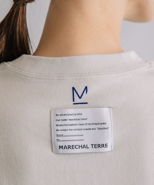 MARECHAL TERRE（マルシャルテル）の「バックロゴプリントTシャツ（Tシャツ/カットソー・レディース・オレンジ/ホワイト/ライトグレー/グリーン/ブラック・MEDIUM）」の18枚目の写真