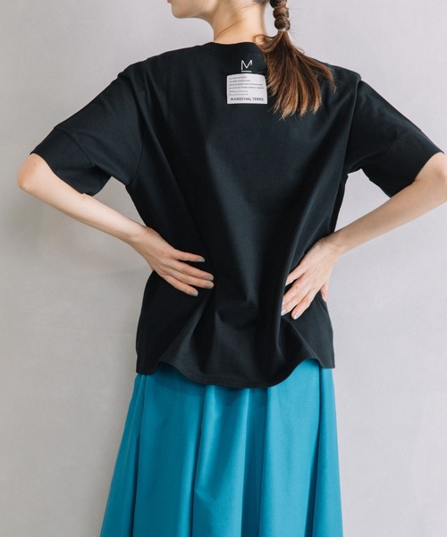 MARECHAL TERRE（マルシャルテル）の「バックロゴプリントTシャツ（Tシャツ/カットソー・レディース・オレンジ/ホワイト/ライトグレー/グリーン/ブラック・MEDIUM）」の20枚目の写真