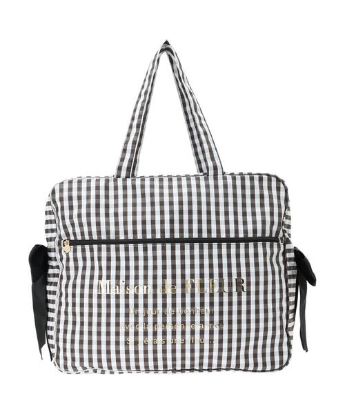 Maison de FLEUR（メゾンドフルール）の「ギンガムチェックキャリー