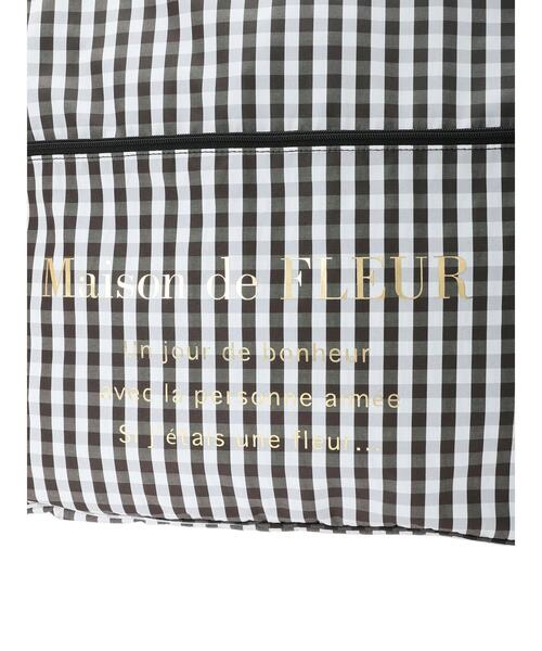 Maison de FLEUR（メゾンドフルール）の「ギンガムチェックキャリー