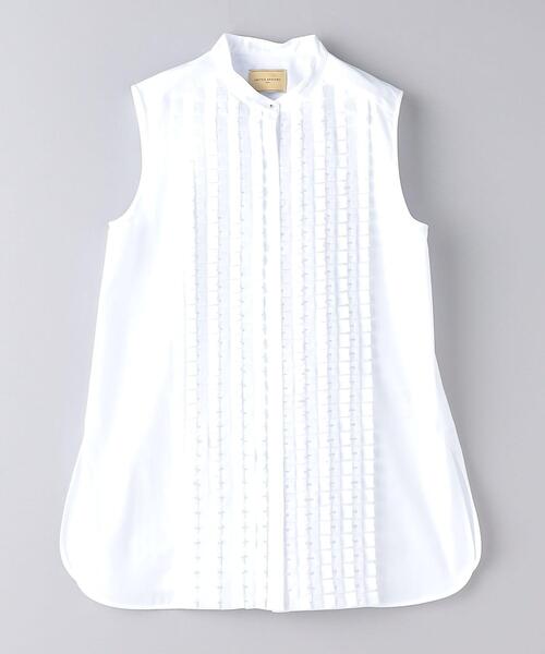 ユナイテッドアローズ　ホワイト ゴルフ　ノースリーブシャツ Lサイズ 新品未使用 UNITED ARROWS GOLF tシャツ ウィメンズ カノコ ノースリーブ