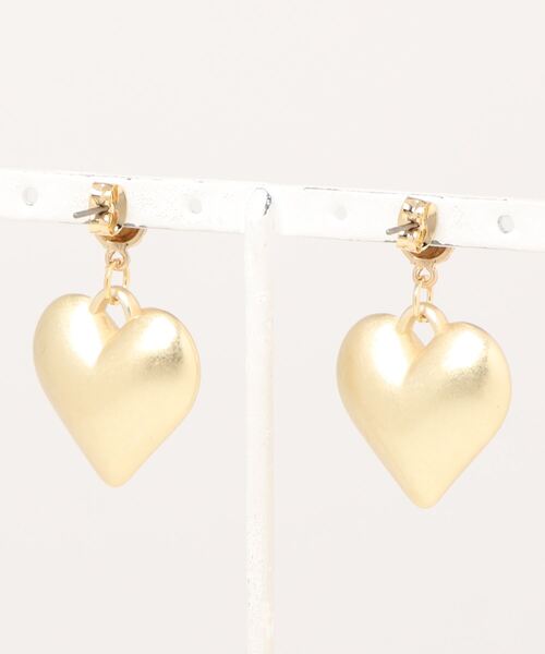 REDYAZEL(レディアゼル)の「ハートピアス(イヤリング・レディース・シルバー/ゴールド・FREE)」の3枚目の写真