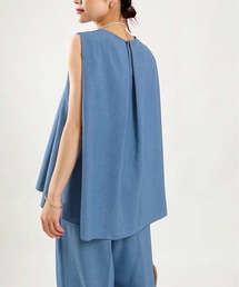 DIARIUM | 【日本製】バックタックノースリブラウス(セットアップ可能)(シャツ/ブラウス)