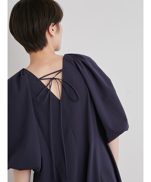 emmi エミ ウェザーストレッチ パフスリーブ ワンピース emmi（エミ）の「【emmi atelier】ウェザーストレッチ