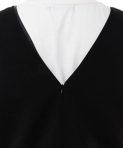INGNI(イング)の「Vネックポンチジャンスカ(ジャンパースカート・レディース・ブラック・M)」の8枚目の写真