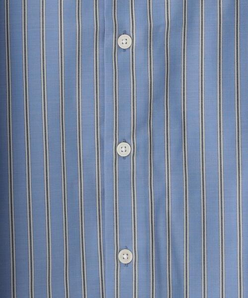 green label relaxing（グリーンレーベルリラクシング）の「TW ウォッシャブルトロ ストライプ ジャストルーズ シャツ -ストレッチ・防シワ-（シャツ/ブラウス・メンズ・ケリー/ライトブルー・M/L/XL/S）」の20枚目の写真