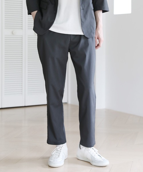 THE CASUAL(カジュアル)の「接触冷感織ポリストレッチアンクルパンツ(その他パンツ・メンズ・ベージュ/ネイビー/ブラック/グレー・M/L/XL)」の3枚目の写真
