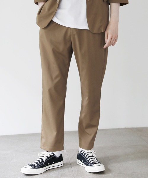 THE CASUAL(カジュアル)の「接触冷感織ポリストレッチアンクルパンツ(その他パンツ・メンズ・ベージュ/ネイビー/ブラック/グレー・M/L/XL)」の14枚目の写真