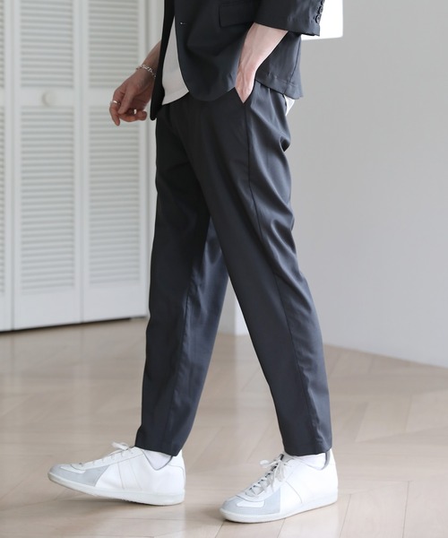 THE CASUAL(カジュアル)の「接触冷感織ポリストレッチアンクルパンツ(その他パンツ・メンズ・ベージュ/ネイビー/ブラック/グレー・M/L/XL)」の9枚目の写真