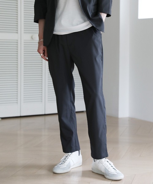 THE CASUAL(カジュアル)の「接触冷感織ポリストレッチアンクルパンツ(その他パンツ・メンズ・ベージュ/ネイビー/ブラック/グレー・M/L/XL)」の8枚目の写真