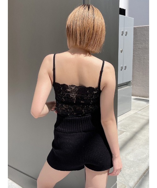 ENVYM(アンビー)の「LACEキャミ(キャミソール・レディース・ブラック/ホワイト/ベージュ/オレンジ・FREE)」の13枚目の写真