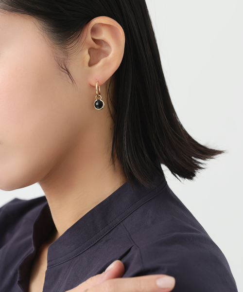 オニキスクルミチャーム K10（チャーム）｜Lilas（リラ）の