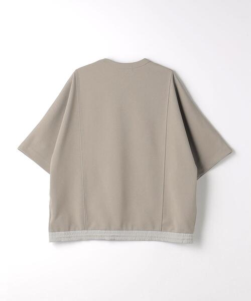 green label relaxing（グリーンレーベルリラクシング）の「Morley ドルマン Tシャツ（Tシャツ/カットソー・メンズ・ライム/ベージュ/ダークグレー・S/M/L）」の21枚目の写真