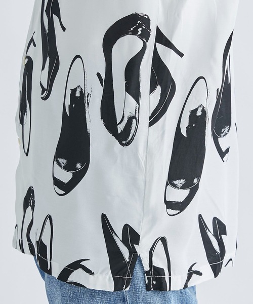 aloha blossom(アロハブロッサム)の「【Aloha Blossom/アロハブロッサム】HEELS SHIRTS(シャツ/ブラウス・メンズ・ホワイト/ブラック・42/44/40)」の11枚目の写真