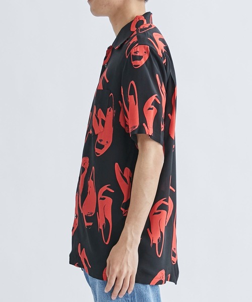 aloha blossom(アロハブロッサム)の「【Aloha Blossom/アロハブロッサム】HEELS SHIRTS(シャツ/ブラウス・メンズ・ホワイト/ブラック・42/44/40)」の15枚目の写真
