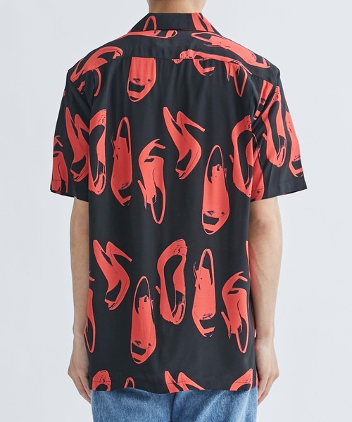 aloha blossom(アロハブロッサム)の「【Aloha Blossom/アロハブロッサム】HEELS SHIRTS(シャツ/ブラウス・メンズ・ホワイト/ブラック・42/44/40)」の16枚目の写真