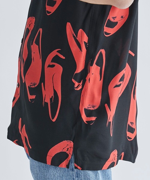 aloha blossom(アロハブロッサム)の「【Aloha Blossom/アロハブロッサム】HEELS SHIRTS(シャツ/ブラウス・メンズ・ホワイト/ブラック・42/44/40)」の21枚目の写真