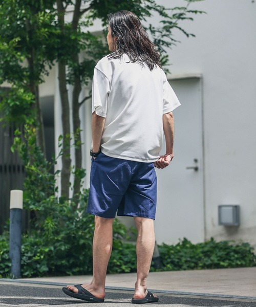 URBAN RESEARCH Sonny Label（アーバンリサーチサニーレーベル）の「ジョーゼット配色ステッチTシャツ（Tシャツ/カットソー・メンズ・グリーン/オフホワイト/チャコールグレー/キャメル・LARGE/MEDIUM）」の18枚目の写真