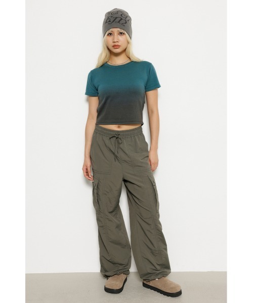 laguagem ラグアジェム　ニット　パンツ ラグア ジェム LAGUA GEM MELANGE LIKE ZIP ニット （BLU