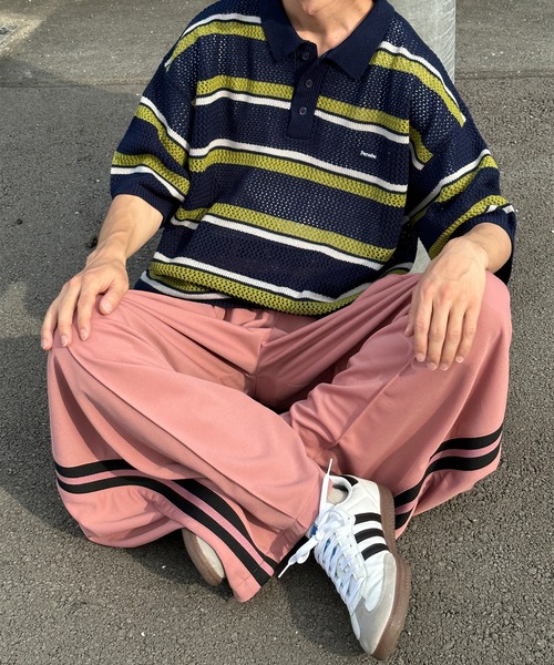 Perushu(ペルーシュ)の「トラックバルーンパンツ(その他パンツ・メンズ・ダークブラウン/ブルー/ピンク・LARGE/MEDIUM/SMALL)」の15枚目の写真