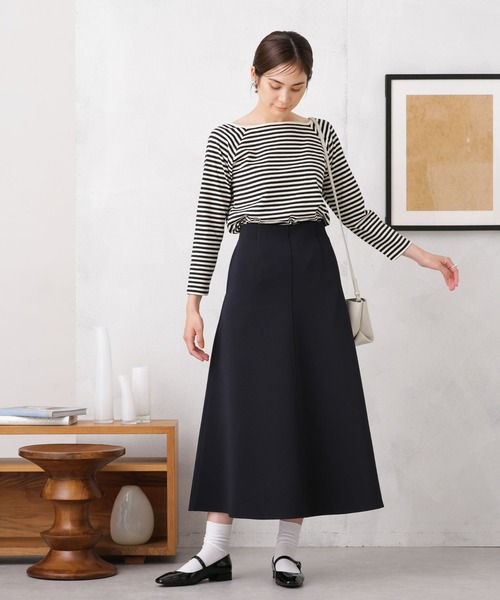 Le Minor（ルミノア）の「Le minor/MARINIERE CARRE スクエアボーダーカットソー（Tシャツ/カットソー・レディース・ブルー/ブラック/ブラウン・S）」の14枚目の写真