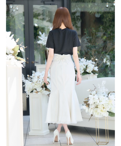 emiriawiz（エミリアウィズ）の「Hight waist denim mermaid skirt