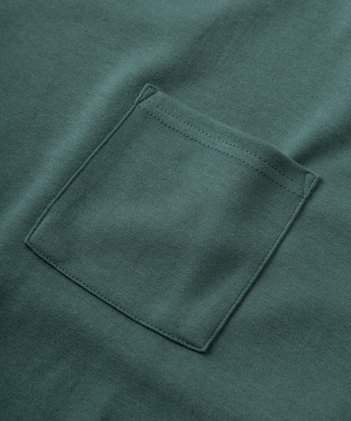 DISCUS(ディスカス)の「【DISCUS/ディスカス】ワンポイントワッペン&ピスネームデザイン ビッグシルエット半袖Tシャツ/COOLMAX(Tシャツ/カットソー・メンズ・ブラック/グレイッシュベージュ/オートミール/ホワイト/ライトグリーン・M/L/XL)」の9枚目の写真