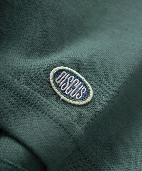 DISCUS(ディスカス)の「【DISCUS/ディスカス】ワンポイントワッペン&ピスネームデザイン ビッグシルエット半袖Tシャツ/COOLMAX(Tシャツ/カットソー・メンズ・ブラック/グレイッシュベージュ/オートミール/ホワイト/ライトグリーン・M/L/XL)」の12枚目の写真