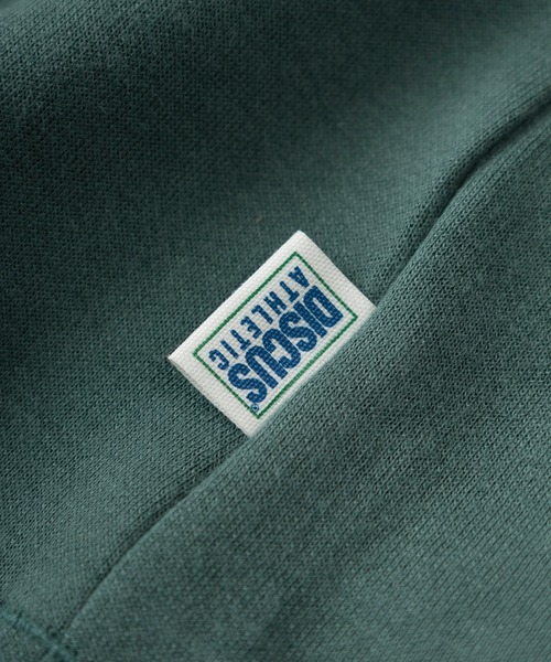 DISCUS(ディスカス)の「【DISCUS/ディスカス】ワンポイントワッペン&ピスネームデザイン ビッグシルエット半袖Tシャツ/COOLMAX(Tシャツ/カットソー・メンズ・ブラック/グレイッシュベージュ/オートミール/ホワイト/ライトグリーン・M/L/XL)」の14枚目の写真