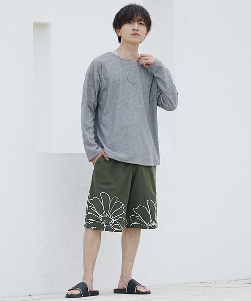 セール】【MinoriTY】水陸両用フラワースイムウェア 水着 ショート