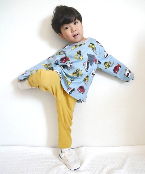 SKAPE(エスケープ)の「ミラノリブパンツ(その他パンツ・キッズ・ホワイト/ネイビー/イエロー/グレー・80cm/120cm/110cm/100cm/130cm/90cm)」の4枚目の写真