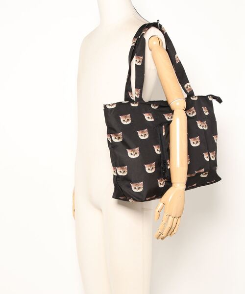 PAUL & JOE ACCESSOIRES(ポールアンドジョーアクセソワ)の「【PAUL & JOE ACCESSOIRES /ポール アンド ジョー アクセソワ 】 ヌネット柄 折りたたみトートバッグ(トートバッグ・レディース・ブラック/ピンク/アイボリー/ベージュ/ネイビー/ピンク系その他・FREE)」の18枚目の写真