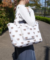【PAUL & JOE ACCESSOIRES /ポール アンド ジョー アクセソワ 】 ヌネット柄 折りたたみトートバッグ