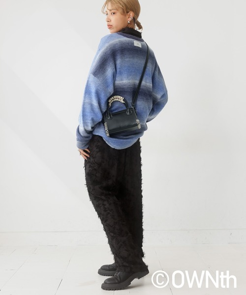 OWNth（オンス）の「グラデーションクルーネックニット（ニット/セーター・レディース・ブルー/ブラック・FREE）」の16枚目の写真