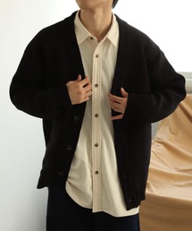 モールVネックカーディガン