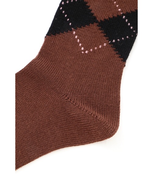 MARGARET HOWELL（マーガレットハウエル）の「TWO COLOUR ARGYLE SOCK