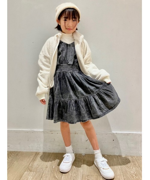 GAP(ギャップ)の「ボアジャケット (キッズ)(ブルゾン・キッズ・アイボリー・XS/S/M/XL/XXL/L)」の4枚目の写真