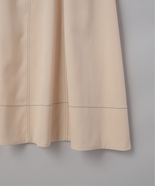 Olu.（オルドット）の「バイカラージャンパースカート（ジャンパースカート・レディース・ベージュ/チャコールグレー・FREE）」の8枚目の写真