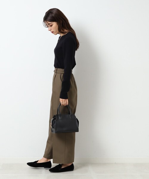 DRESKIP(ドレスキップ)の「◆【無地/ボーダー】もちもち ベーシックニット【ここちイージー】(ニット/セーター・レディース・ブルー/ナチュラル/ブラック/ブラック系2/ブルー系その他4・02/03/04)」の13枚目の写真