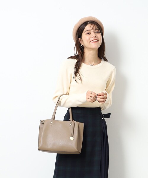 DRESKIP(ドレスキップ)の「◆【無地/ボーダー】もちもち ベーシックニット【ここちイージー】(ニット/セーター・レディース・ブルー/ナチュラル/ブラック/ブラック系2/ブルー系その他4・02/03/04)」の21枚目の写真