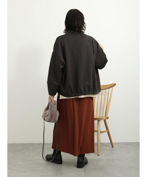 Samansa Mos2 blue（サマンサモスモスブルー）の「カットプリーツスカート（スカート・レディース・グレー/ベージュ/オレンジ・F）」の8枚目の写真