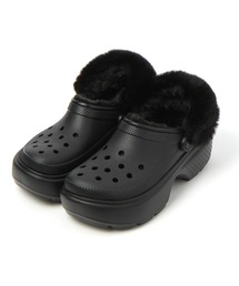 クロックス ストンプ エンベリッシュド クロッグ crocs Stomp Embellished Clog Black （クロックス ストンプ