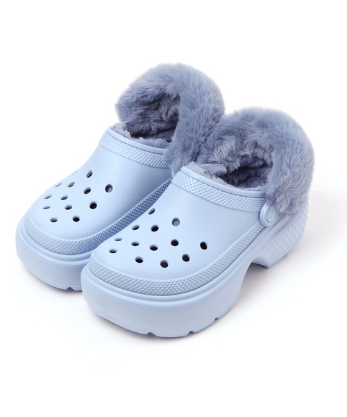 crocs（クロックス）の「【LADIES】crocs ／ Stomp Lined Clog ストンプ ラインド クロッグ 2191975（サンダル・レディース・ホワイト/ブラック/ライトブルー/ピンク・MEDIUM/SMALL）」の21枚目の写真