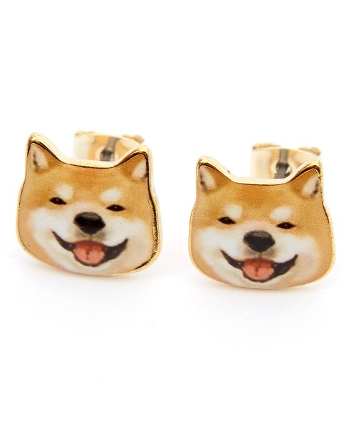an meets zakka（アンミツザッカ）の「an meets zakka 犬ピアス（ピアス（両耳用）・メンズ・K/A/C/F/H/G/J/D/I/E/B/L・ONE SIZE）」の9枚目の写真