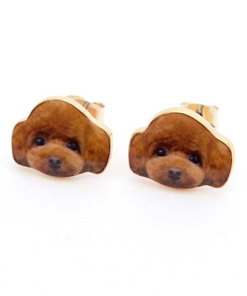 an meets zakka（アンミツザッカ）の「an meets zakka 犬ピアス（ピアス（両耳用）・メンズ・K/A/C/F/H/G/J/D/I/E/B/L・ONE SIZE）」の10枚目の写真