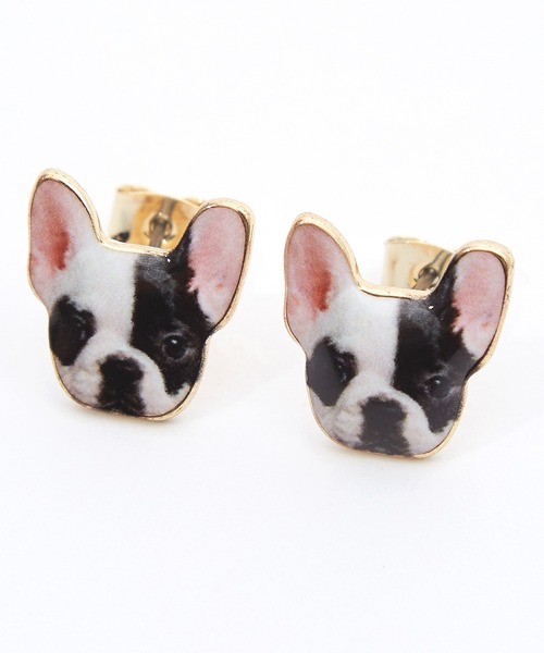 an meets zakka（アンミツザッカ）の「an meets zakka 犬ピアス（ピアス（両耳用）・メンズ・K/A/C/F/H/G/J/D/I/E/B/L・ONE SIZE）」の11枚目の写真