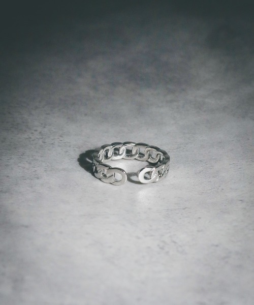 Mag.(マグ)の「【sterling silver】フリーサイズ 喜平チェーンリング(リング・メンズ・シルバー・FREE)」の2枚目の写真