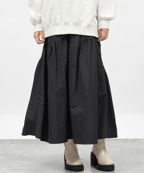 LAKOLE（ラコレ）の「ティアードボリュームスカート / 984167（スカート・レディース・ブラウン/ブラック・SMALL/MEDIUM）」の16枚目の写真