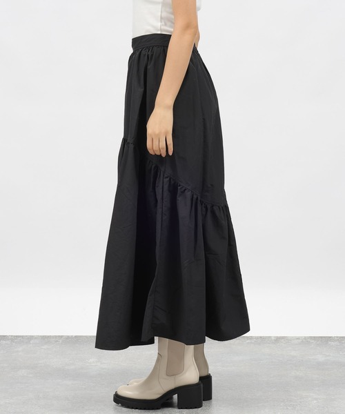 LAKOLE（ラコレ）の「ティアードボリュームスカート / 984167（スカート・レディース・ブラウン/ブラック・SMALL/MEDIUM）」の11枚目の写真