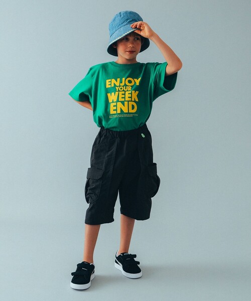 INFIELDER DESIGN(インフィールダーデザイン)の「INFIELDER DESIGN × こども ビームス / 別注 テープ ハット 24(53~55cm)(ハット・キッズ・グリーン/オレンジ/イエロー・53㎝/55㎝)」の6枚目の写真